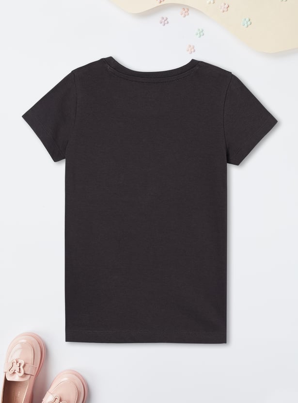 Girls Printed Shorts Set