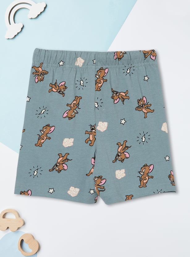 Buy Mens Tom & Jerry Battle Shorts - Classic Hanna-Barbera Shorts