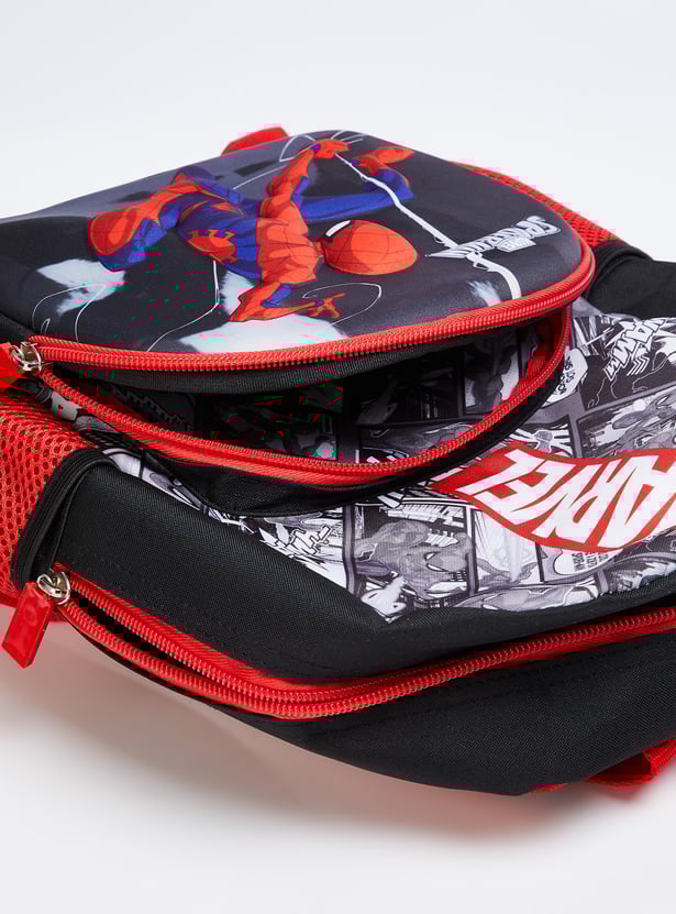 Kids Spiderman Print Backpack with Lunchbox & Sipper - Pack of 3