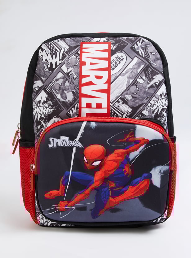 Buy Kids Spiderman Print Backpack with Lunchbox Sipper Pack of