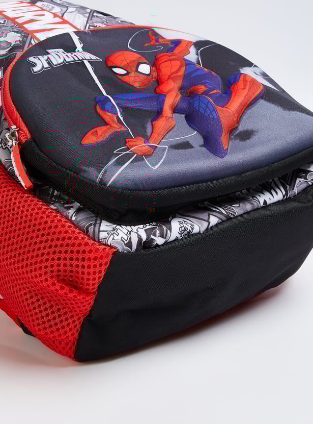 Kids Spiderman Print Backpack with Lunchbox & Sipper - Pack of 3