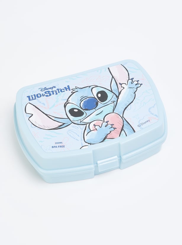 Kids Lilo & Stitch Print Backpack with Lunch Box & Sipper - Pack of 3