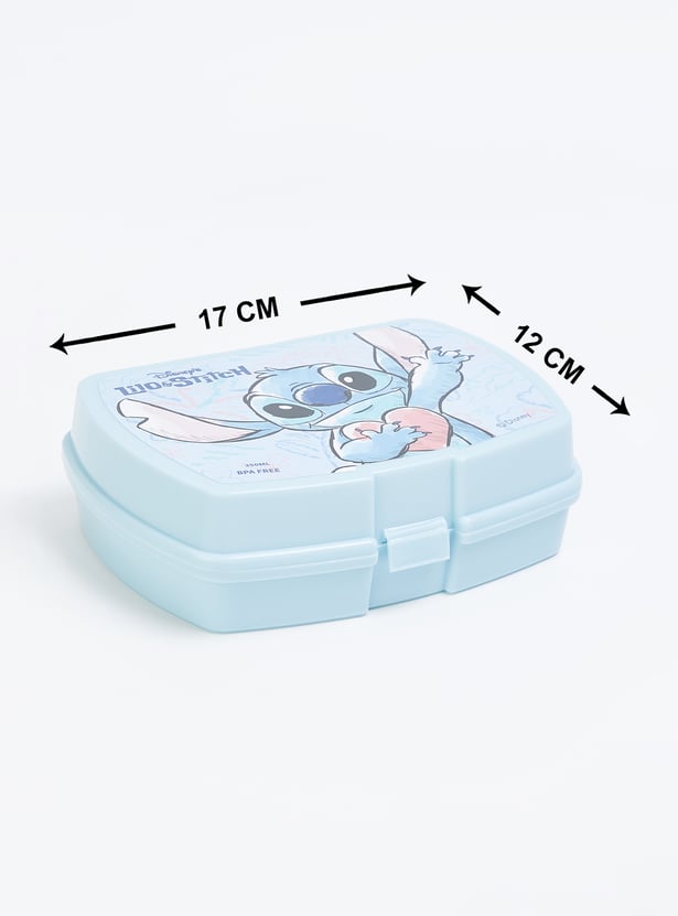 Kids Lilo & Stitch Print Backpack with Lunch Box & Sipper - Pack of 3