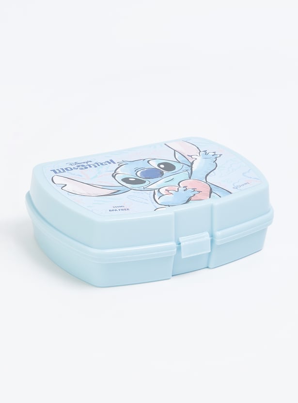 Kids Lilo & Stitch Print Backpack with Lunch Box & Sipper - Pack of 3