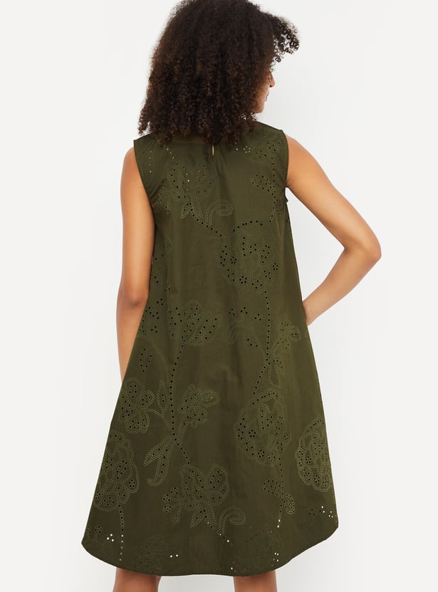 Kalki x Max Women Schiffili Embroidered Straight Dress