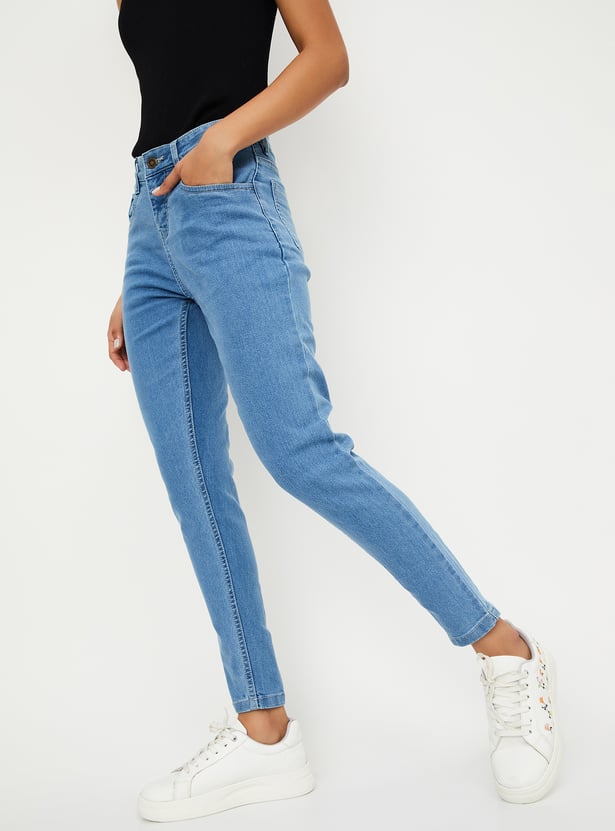 Women Washed Skinny Fit Jeans
