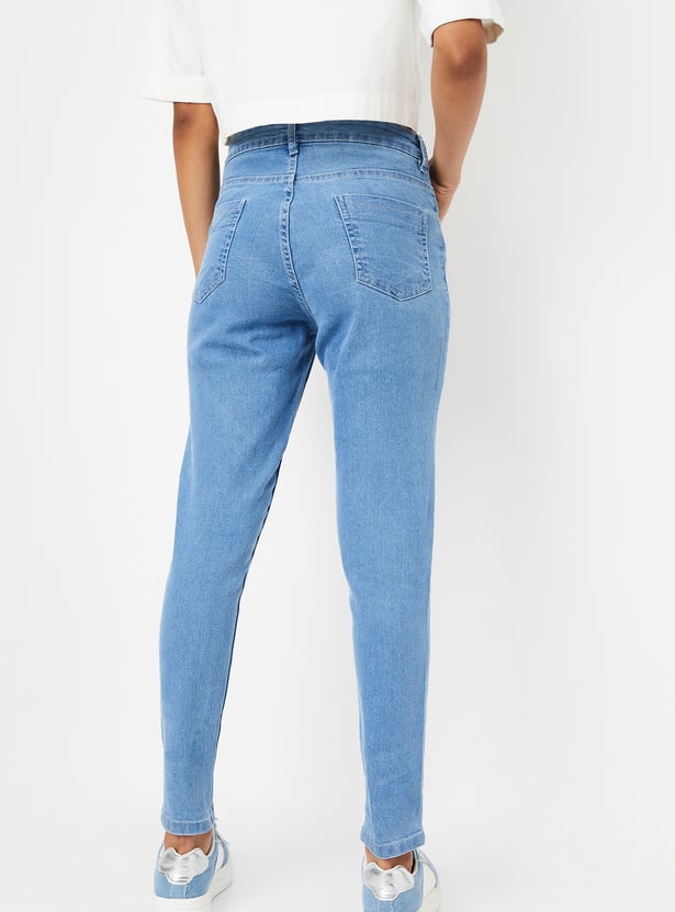 Women Solid Skinny Fit Jeans