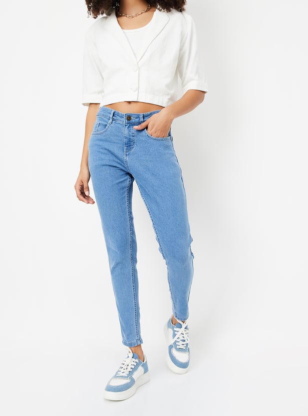 Women Solid Skinny Fit Jeans
