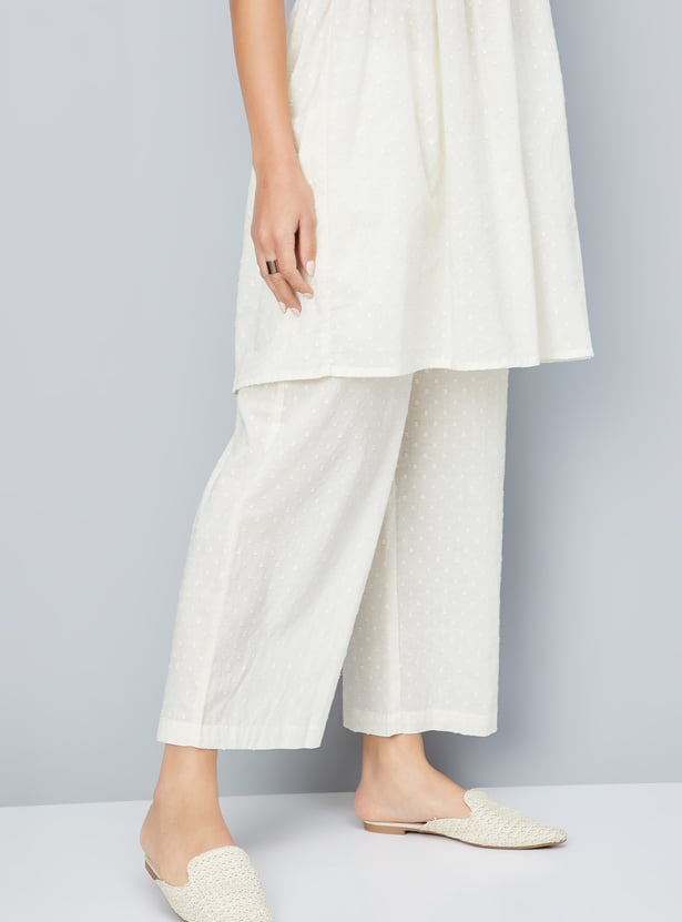 Women Embroidered A-line Kurta Set