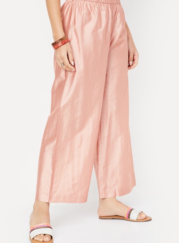 Women Embroidered A-line Kurti Set