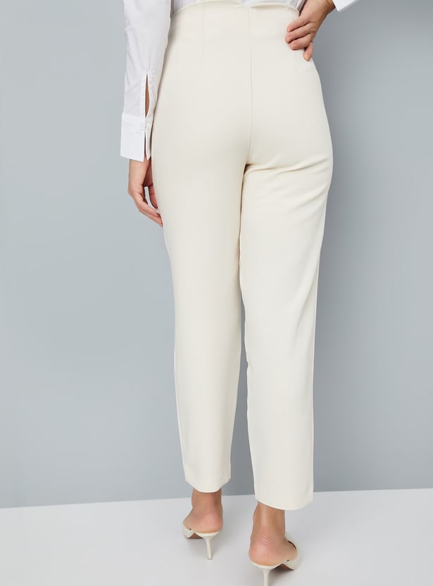 Women Solid Trousers