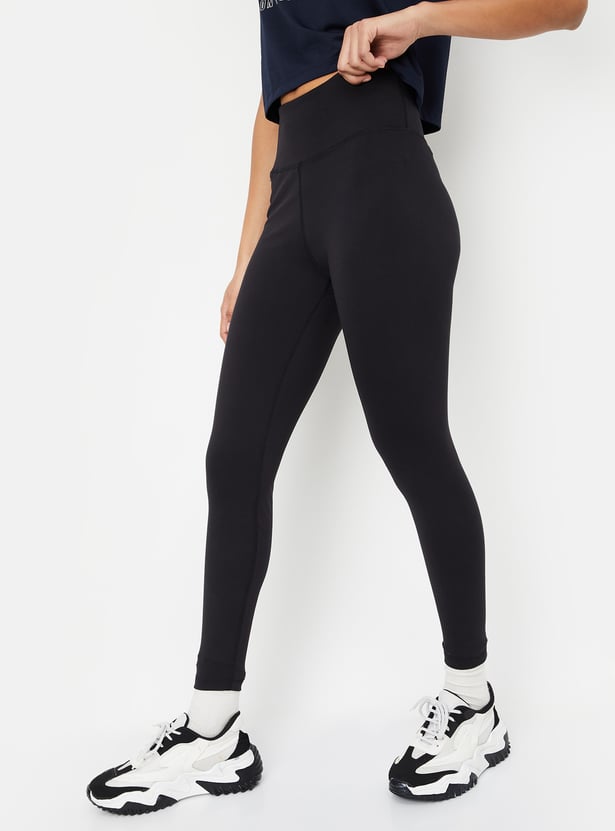 Women Solid Skinny Fit Tights