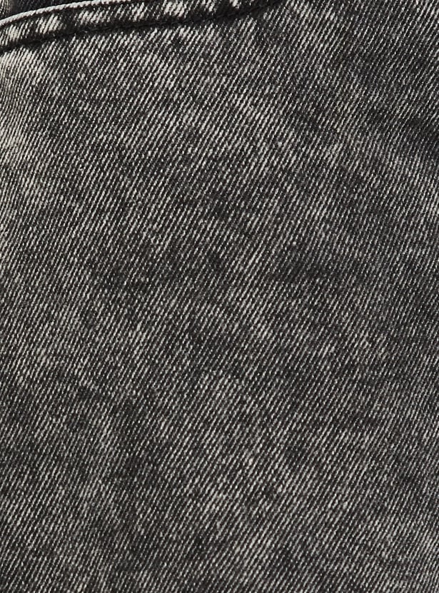 Women Washed Wide Leg Jeans