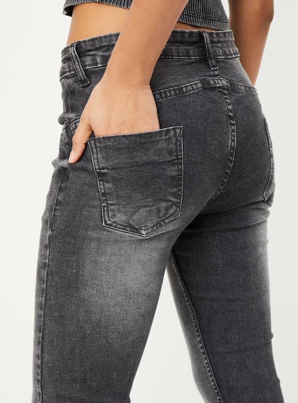 Women Skinny Fit Push-Up Jeans