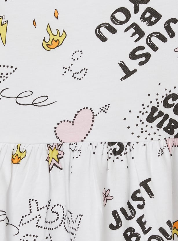 Girls Printed Dress