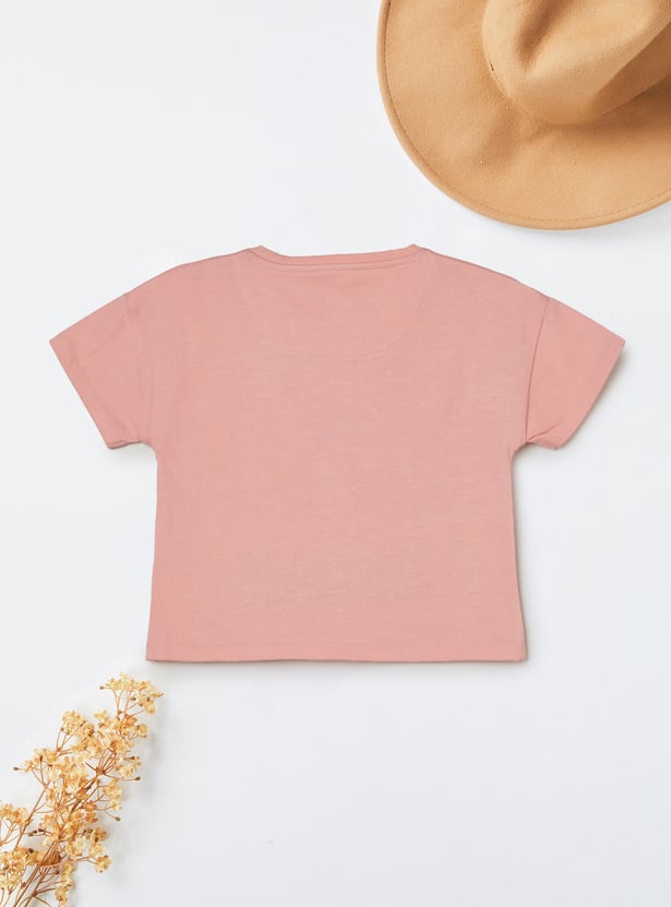 Girls Lilo & Stitch Print T-shirt