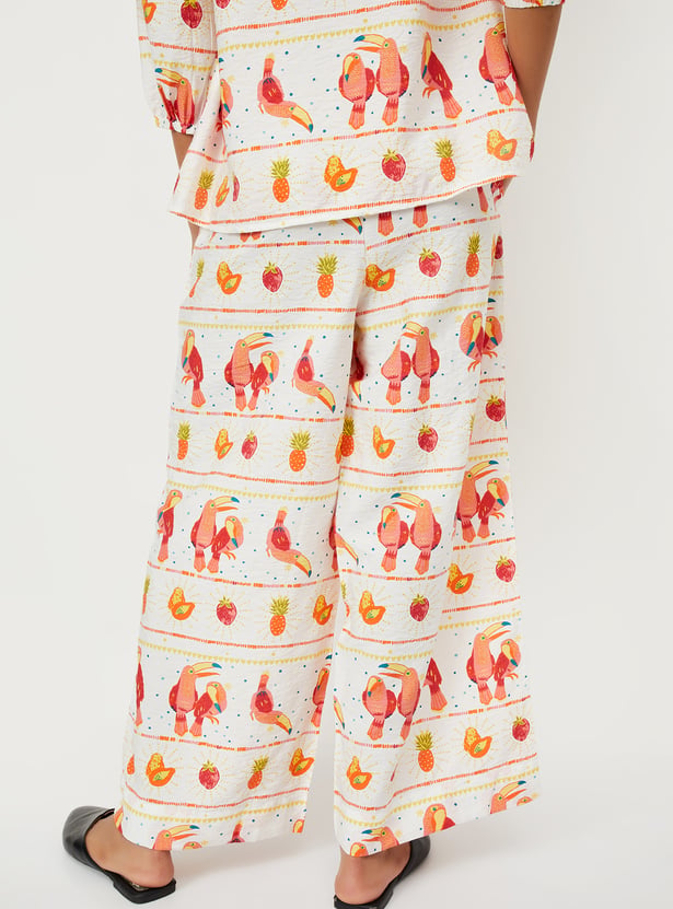 Kalki x Max Women Printed Flared Palazzos