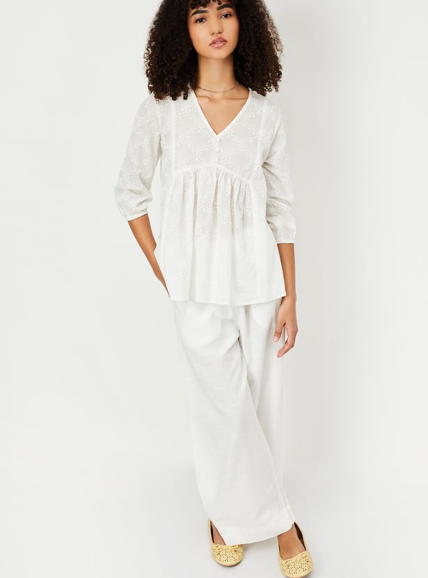 Kalki x Max Women Schiffili Embroidered Tunic