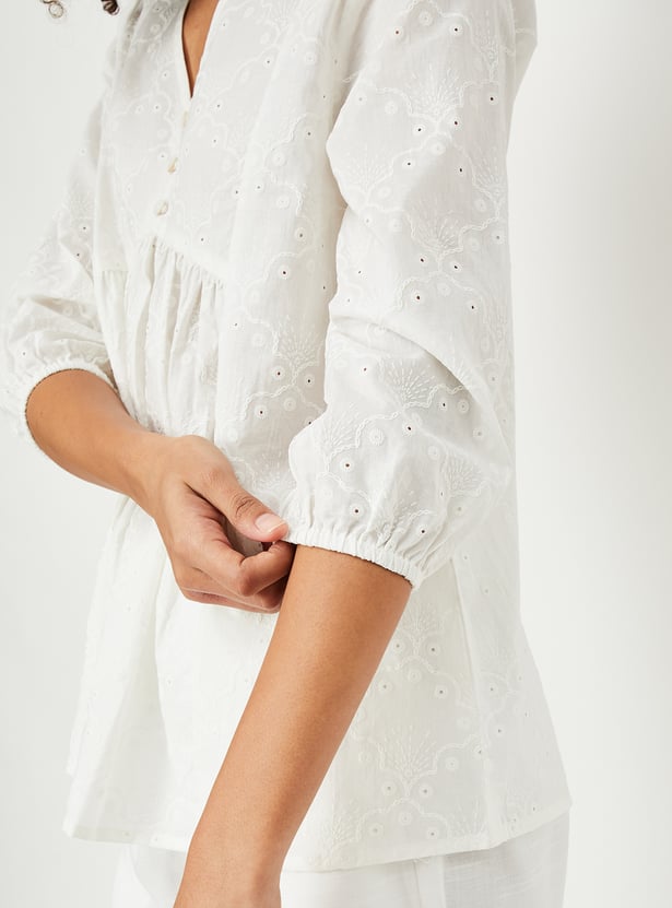 Kalki x Max Women Schiffili Embroidered Tunic