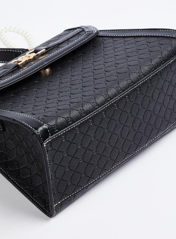 Women Textured Satchel