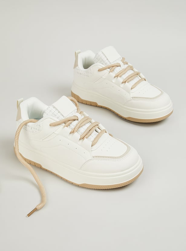Women Lace Up Sneakers
