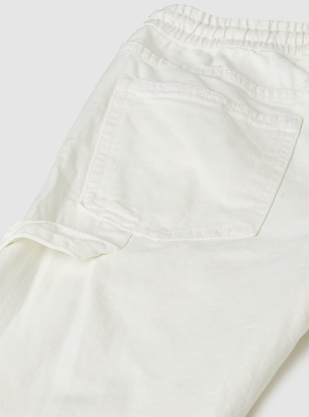 Boys Solid Slim Fit Jeans