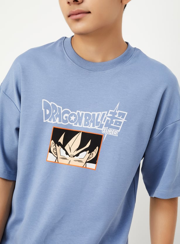 Boys Dragon Ball Z Print T-shirt