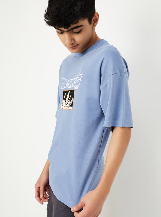 Boys Dragon Ball Z Print T-shirt
