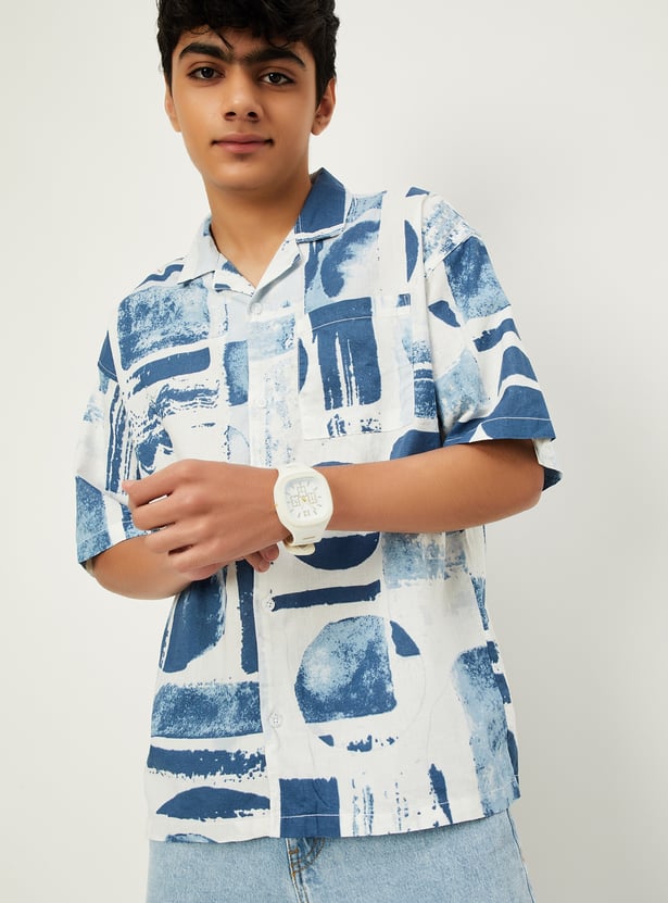 Boys Printed Resort Shirt