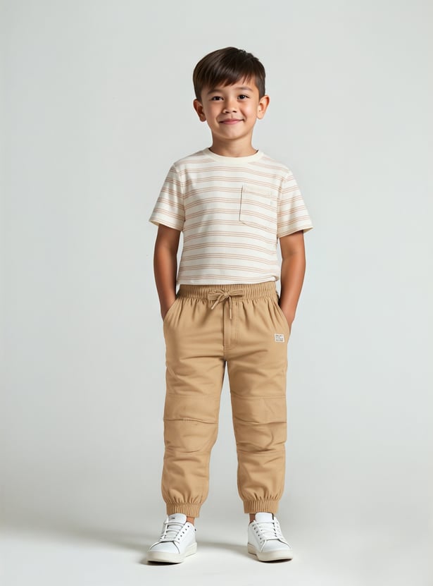 Boys Solid Joggers