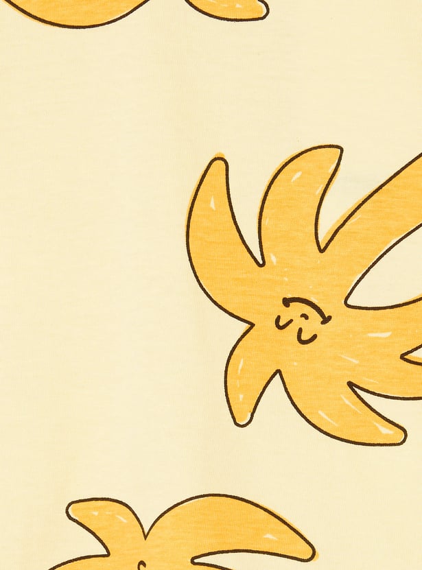 Boys Printed Shorts Set