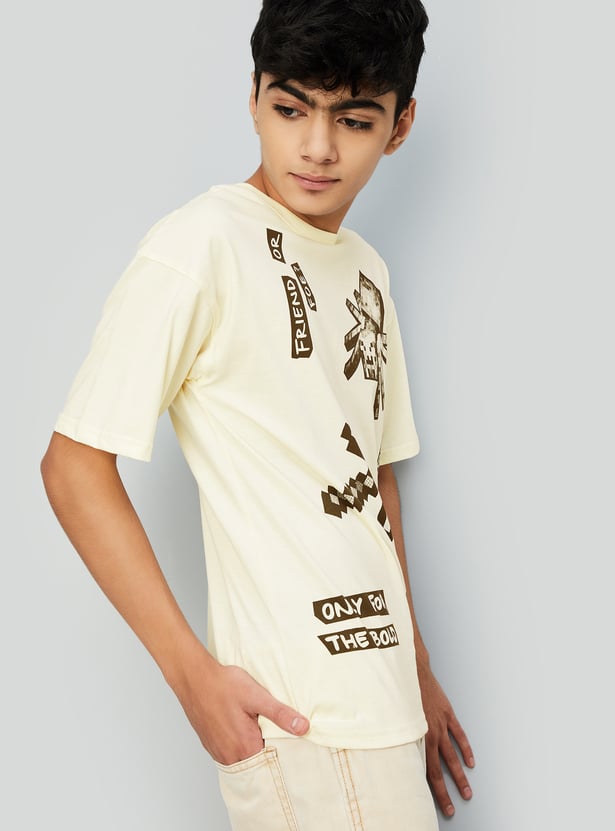 Boys Minecraft Printed T-shirt