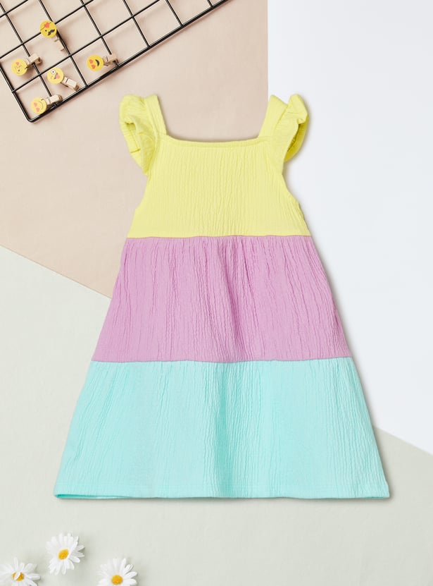 Girls Colourblock Dress