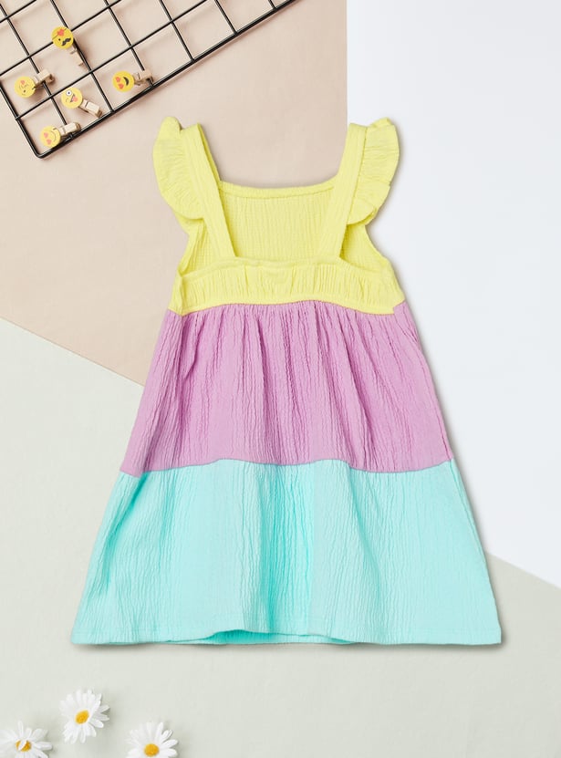 Girls Colourblock Dress