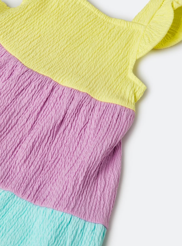 Girls Colourblock Dress