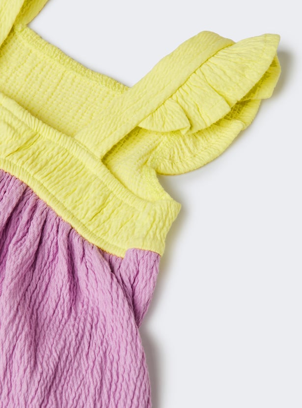 Girls Colourblock Dress