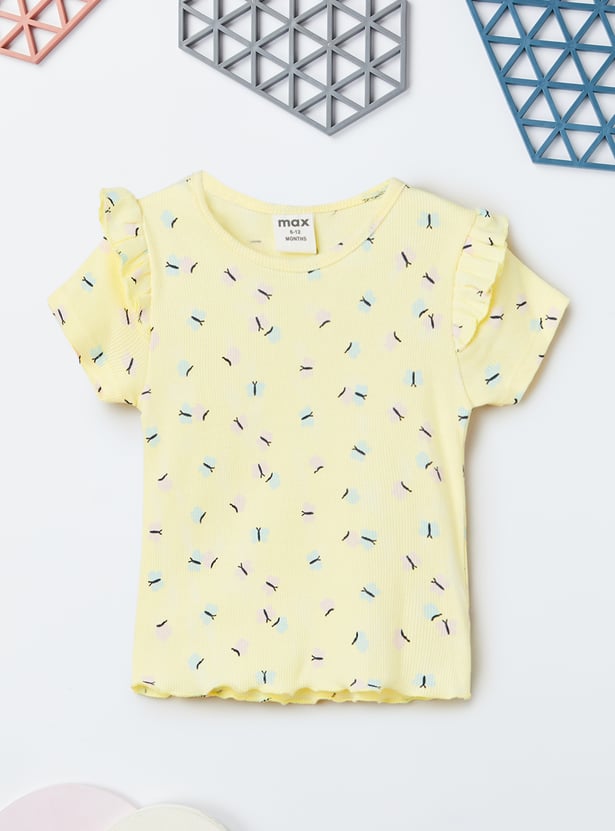 Girls Printed Top - Pack of 2