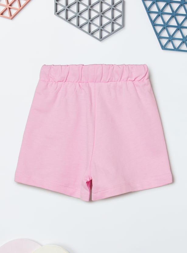 Girls Lilo & Stitch Print Shorts Set