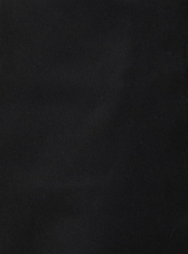 Men Solid Slim Fit Formal Trousers