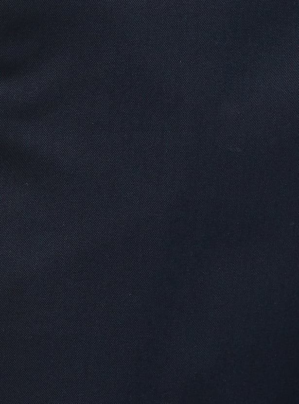 Men Solid Slim Fit Formal Trousers