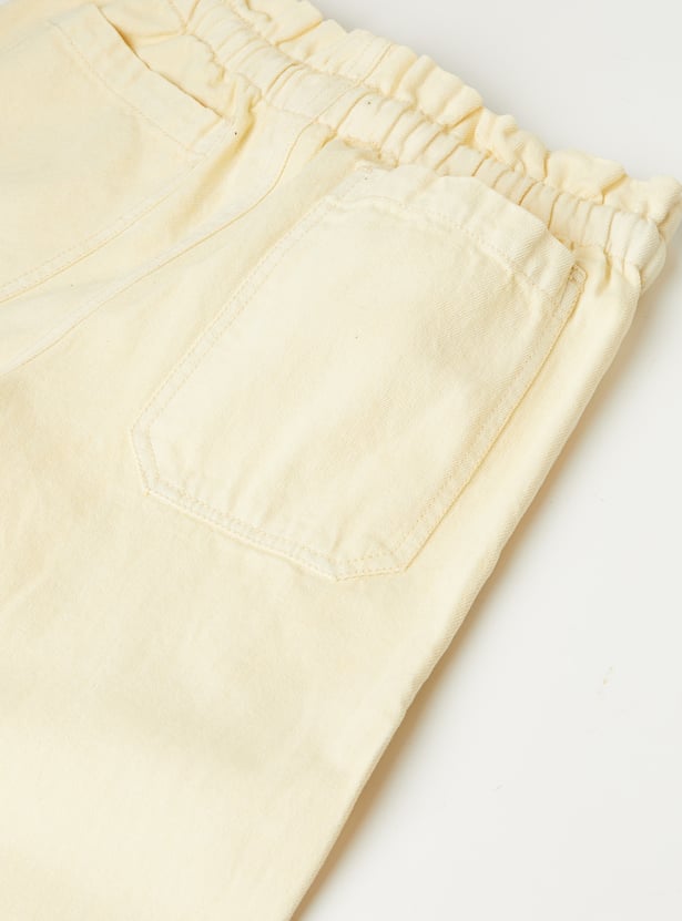 Girls Solid Track Pants