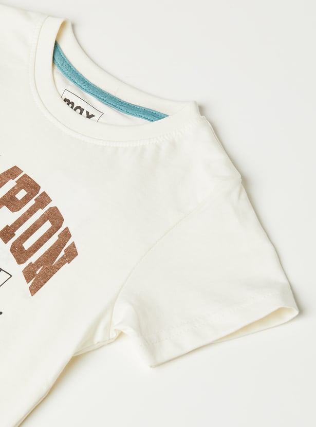 Boys Graphic Print T-shirt
