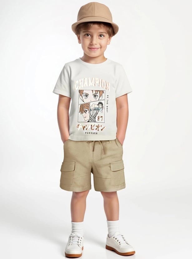 Boys Graphic Print T-shirt