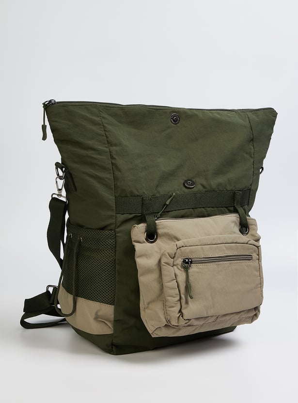 Women Colourblock Backpack