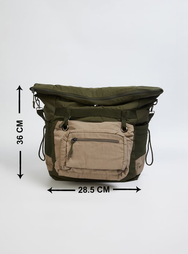 Women Colourblock Backpack