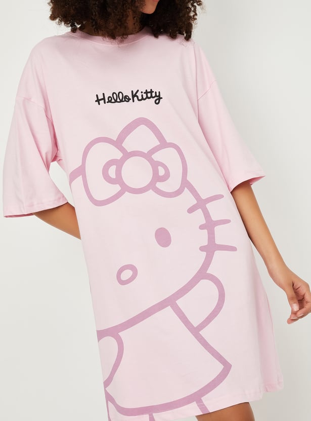 Women Hello Kitty Printed Chemise