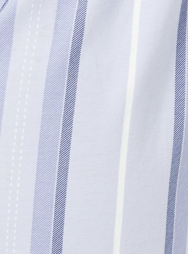 Women Striped PJ Set