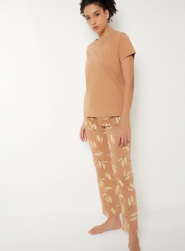 Women Printed PJ Set