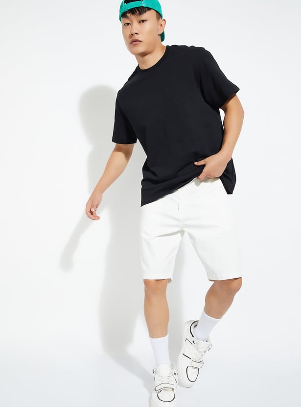 URB_N Men Textured T-shirt