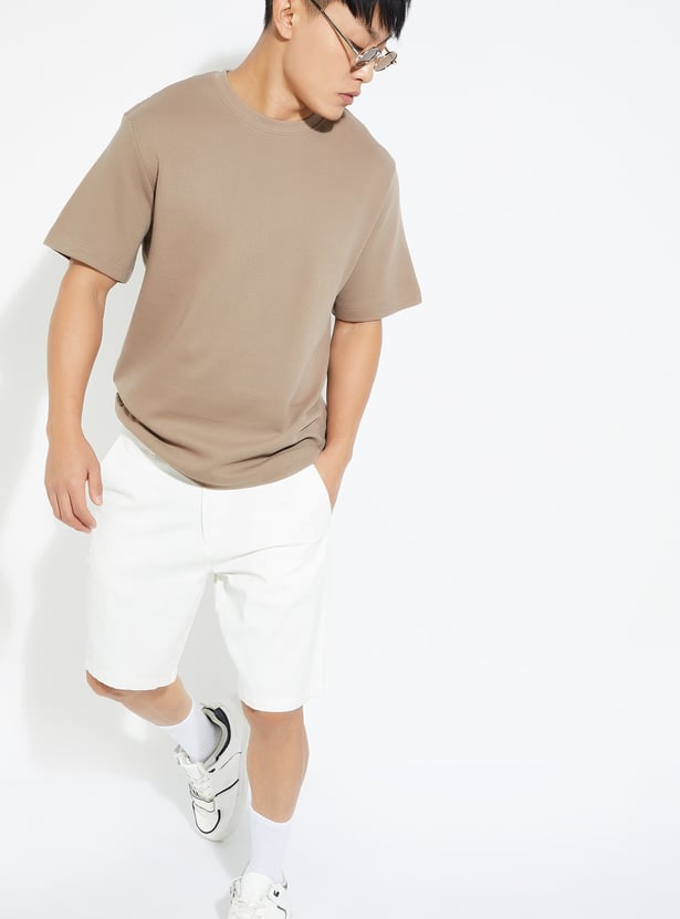 URB_N Men Textured T-shirt
